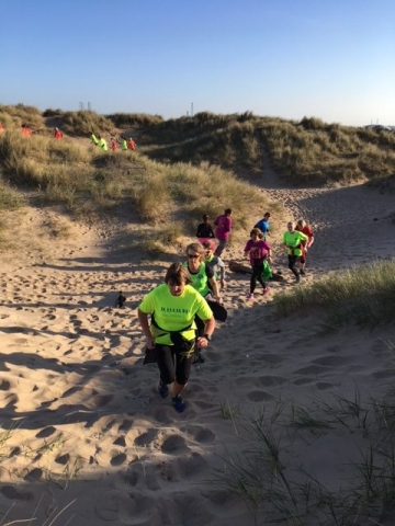 Sand dunes training